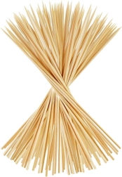Wooden skewers for shashlik 30 cm, 100 pcs