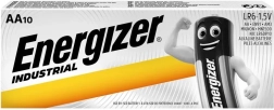 ENERGIZER Industrial Alkaline Batteries AA (LR6), 10 pcs