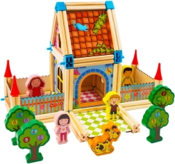 Construction building set House, 268 pieces Kruzzel