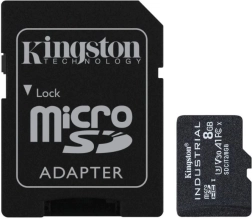 Индустриална карта памет microSD 8 GB UHS-I CL10 без адаптер