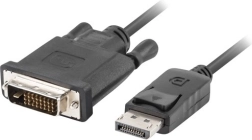 Кабел DisplayPort към DVI-D (24+1) 1,8 m, черен