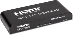 Active HDMI Splitter 1x2 4K/60 Hz QOLTEC