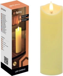 LED candle (grave lantern insert) Ruhhy 17 × 5 cm - 1 piece