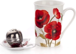 Триделeн чаен комплект Red Poppy