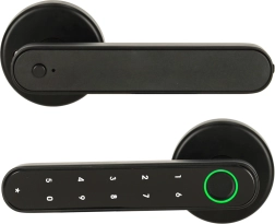 Електронна смарт брава за врата с клавиатура, пръстов отпечатък и Bluetooth