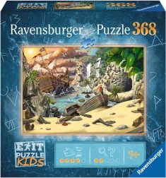 Ravensburger EXIT пъзел за деца – Пиратско приключение, 368 части