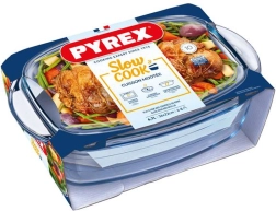 Стъклена тава за печене с капак Pyrex 6,7 l