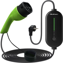 Мобилно EV зарядно с регулиране, Type 2, 3.5 kW, 230 V, LCD, LED, кабел 5 м