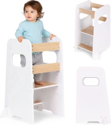 Монтесори кухненски помощник за деца ECOTOYS, регулируема обучителна кула