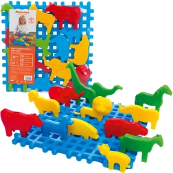 Marioinex Mini Zoo животни – вафлена строителна игра 14 части