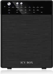 Външна RAID система 4×3,5" ICY BOX за HDD, USB 3.0 и eSATA