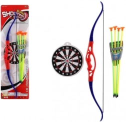 Plastic children's set with bow and arrows TEDDIES
