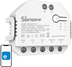 Smart Wi-Fi Switch Sonoff Dual R3 Lite