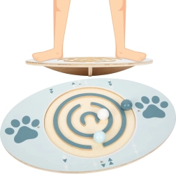 Дървена балансова дъска с топчета Small Foot