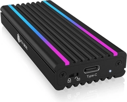 Алуминиев бокс за M.2 NVMe SSD с RGB подсветка USB‑C 10 Gb/s