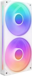 Двоен вентилатор NZXT F240 RGB Core PWM бял