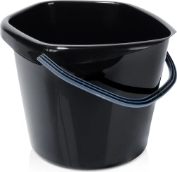 Plastic Black Bucket 10 l