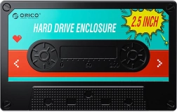 Orico калъф за 2,5" HDD/SSD, USB 3.0 5 Gb/s, USB-A към Micro‑B, черен