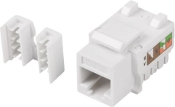Modular Keystone Socket RJ45 UTP Category 5E 90° for Mounting Box