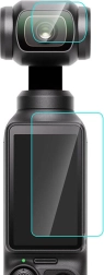 Tempered lens glass and screen protector for DJI Osmo Pocket 3