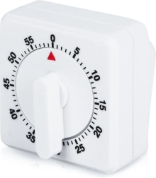 Механичен кухненски таймер ORION 0–60 мин, бял