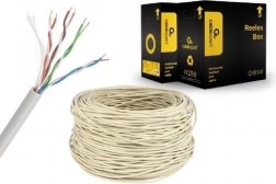 UTP кабел Cat 5e (CCA) 305 m сив
