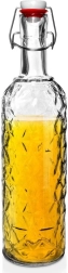 Glass bottle with clip 1.1 l