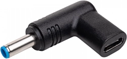 USB‑C to HP 4.5 × 3.0 mm adapter with pin AKYGA AK-ND-C09