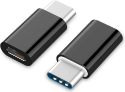 USB-C to microUSB (F) Adapter, Black