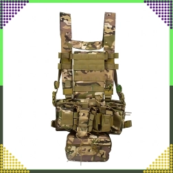 Tactical Modular MOLLE Vest, Lightweight for Airsoft and Outdoor