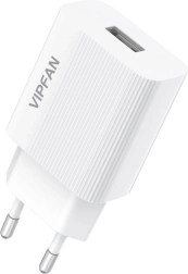 USB зарядно Vipfan USB 2,4A бяло