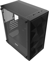 Компютърна кутия DarkFlash M305 Mesh без вентилатори, черна