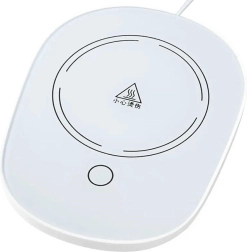 Електрическа подложка за затопляне на чаша, бяла