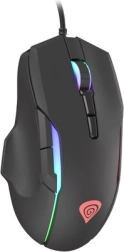Геймърска мишка GENESIS Xenon 220 с тихи превключватели и RGB подсветка, 6400 DPI
