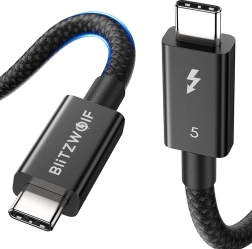 BlitzWolf USB‑C cable 240 W, 1.5 m, black