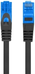 Patch cord category 6a S/FTP CCA 10m black