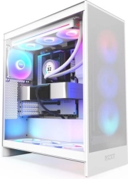 NZXT H7 Flow RGB бяла PC кутия (mid‑tower, 2024)