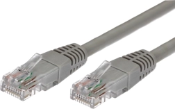 Patch Cable RJ45 UTP Cat5e 0.5 m Gray