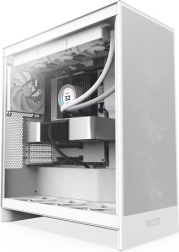 Компютърна кутия H7 Flow mid tower с прозорец, бяла