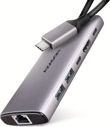 Многопортов USB хъб 6-в-1 AXAGON с 10Gbps