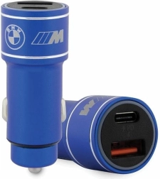 BMW M Edition Car Charger 20 W PD/QC 3.0 Blue