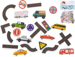 Пяна пъзел за баня с градски мотив