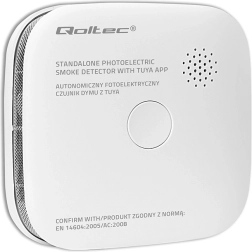 Детектор за дим с батерия TUYA Wi‑Fi, аларма 85 dB и LED