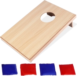 Настолна игра с хвърляне на торбички Free & Easy (cornhole) за цялото семейство