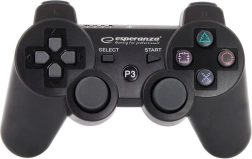 Безжичен геймпад ESPERANZA за PS3, Bluetooth, черен