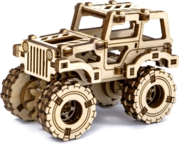 Дървен 3D пъзел Monster Truck Superfast WOODEN CITY