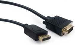 DisplayPort to VGA Cable 1.8m Black