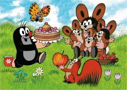 Dino Puzzle Къртето Рожден ден 24 Макси части