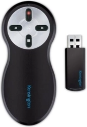 Wireless presenter with red laser