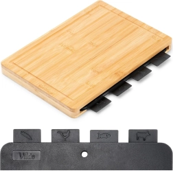 Set of 5 Cutting Boards with Stand Vilde
